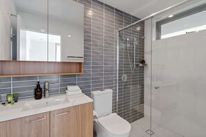 Shower, hair dryer