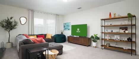 スマートテレビ、テレビゲーム、書庫