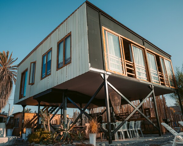 Overnatningsstedets facade