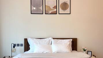 1 bedroom, iron/ironing board, travel crib, WiFi