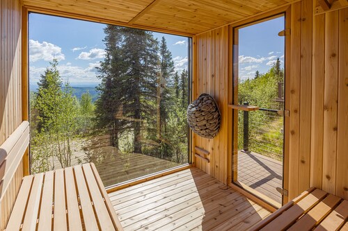 Norrsken View - Sauna - Mountains - Deck - Aurora - Family Friendly - Wifi