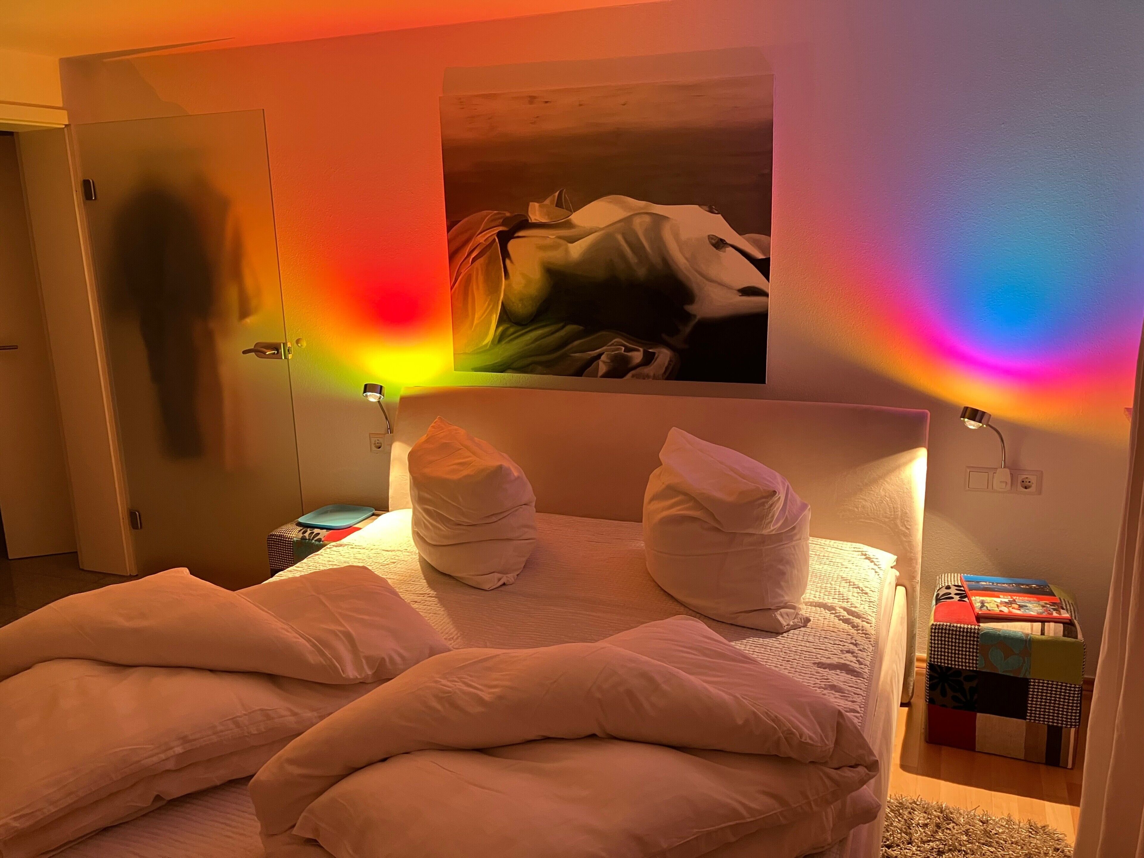 1 soverom, strykejern/-brett, wi-fi (inkludert) og sengetøy