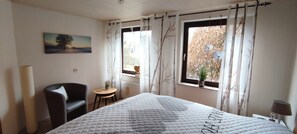 2 makuuhuonetta, ilmainen Wi-Fi, vuodevaatteet