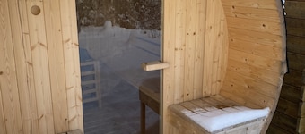Ferienhaus mit Sauna am Hennesee