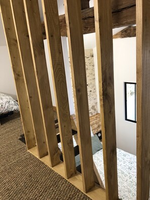 2 bedrooms, iron/ironing board, travel cot, WiFi