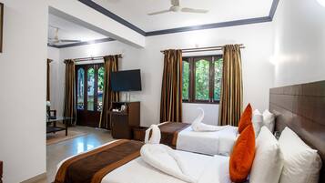 Minibar, in-room safe, desk, blackout curtains