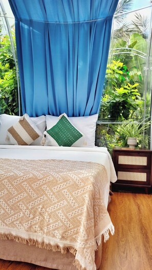 Stuga Panoramic - utsikt mot bergen | Sängtillbehör av högsta kvalitet, Select Comfort-madrasser och minibar