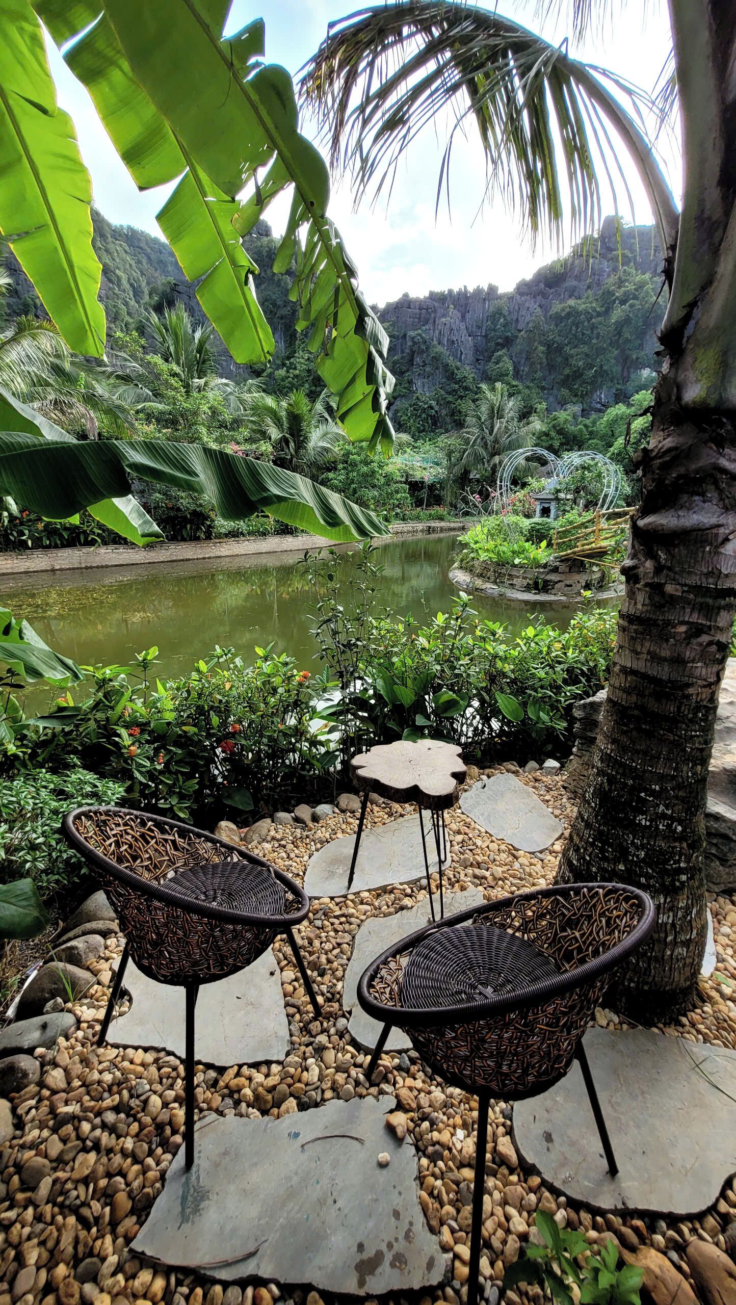 Panoramic-Ferienhütte, Bergblick | Terrasse/Patio