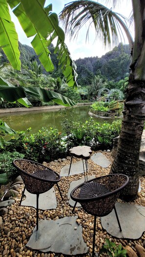 Stuga Panoramic - utsikt mot bergen | Terrass/Patio