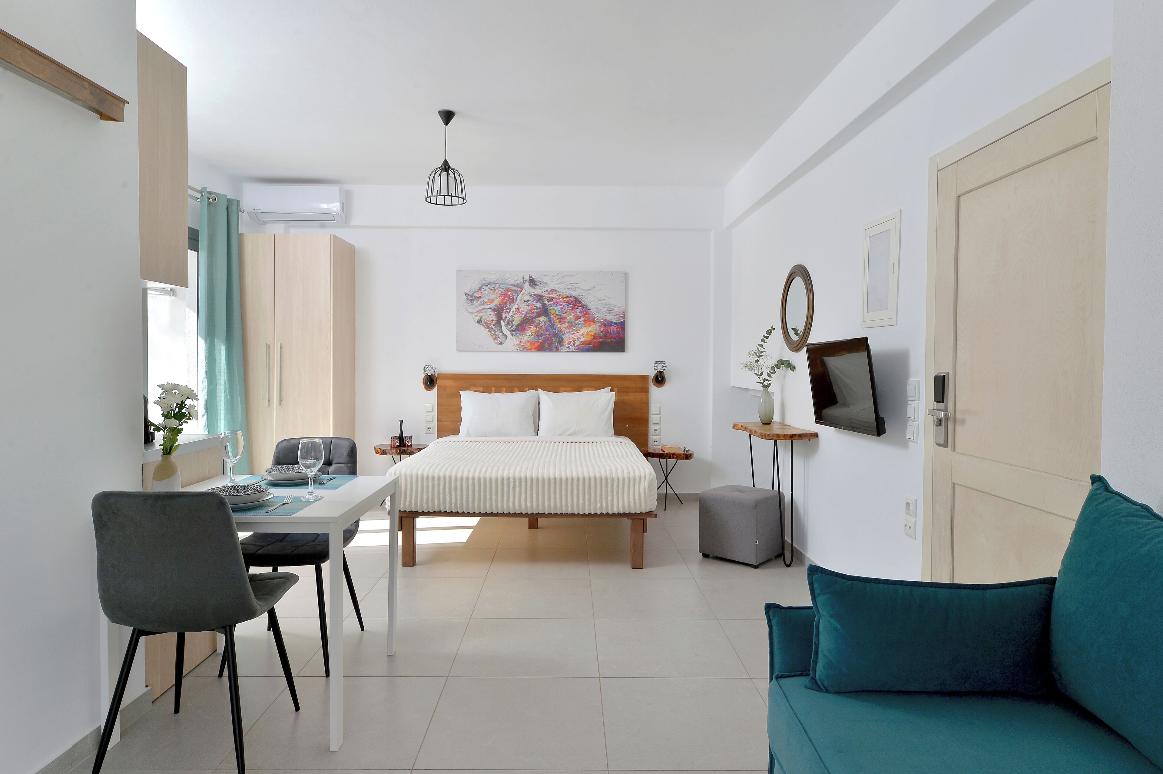 이집트산 면 시트, 고급 침구, 메모리폼 침대, 각각 다른 스타일의 인테리어