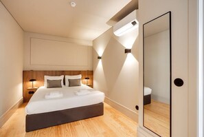 1 soverom, strykejern/-brett, reiseseng for barn og wi-fi