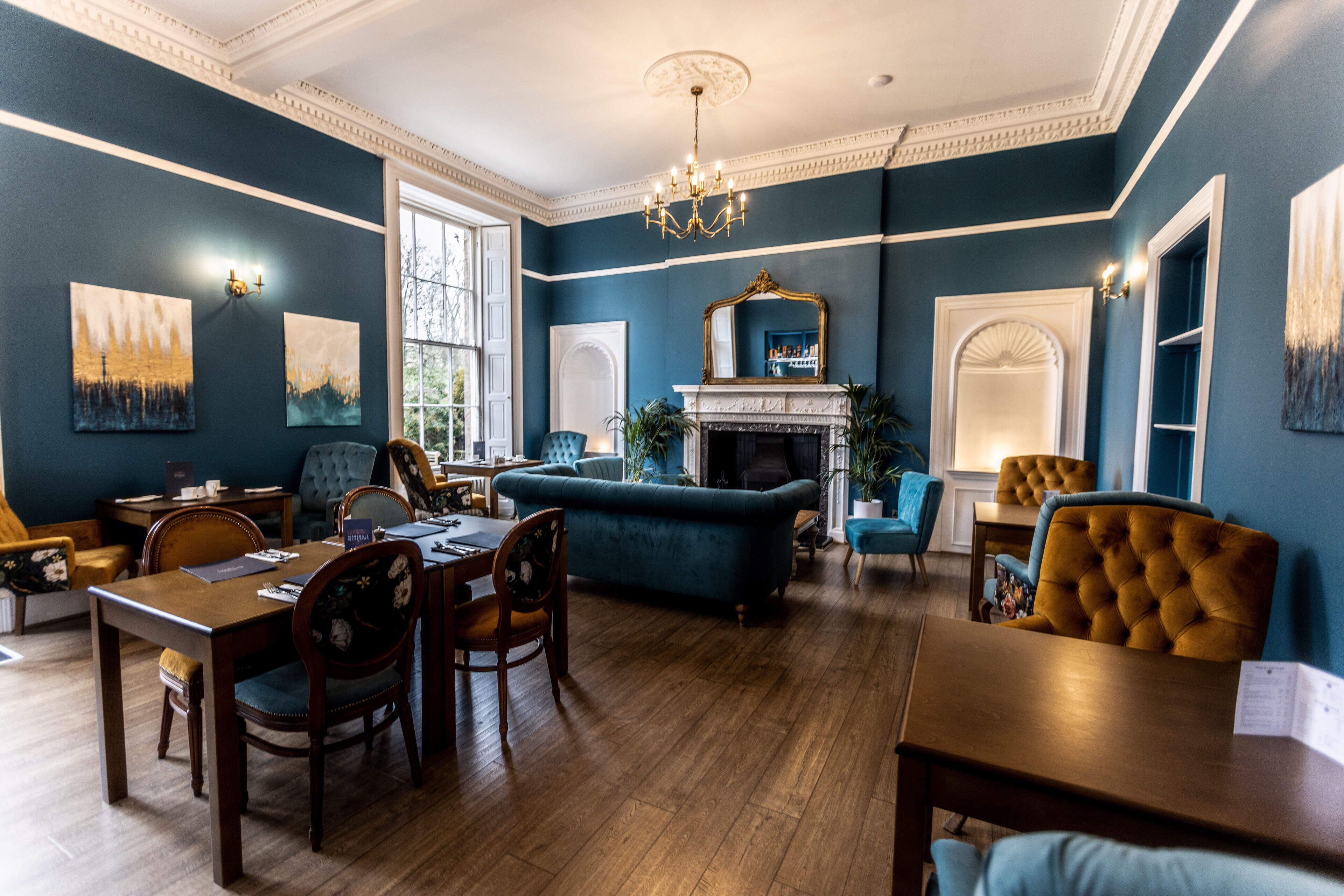 Sittområde i lobbyn