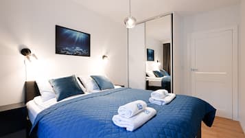 Hypo-allergenic bedding, individually decorated, individually furnished