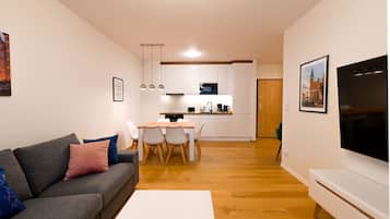 Premium-Apartment | Allergikerbettwaren, individuell dekoriert, individuell eingerichtet