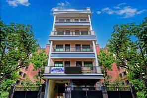 Overnatningsstedets facade