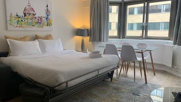 Family Apartment | 1 bedroom, hypo-allergenic bedding, in-room safe, desk