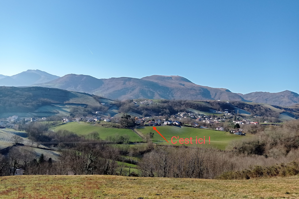 appartement au premier étage de notre maison, à la campagne