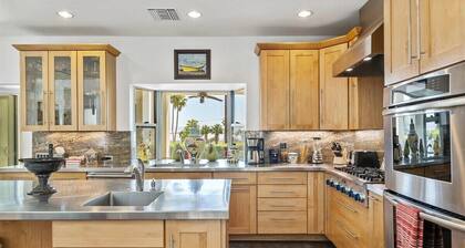 Luxury Palm Estate – Desert Contemporary Gem with Saltwater Pool, Spa & Mountain Views