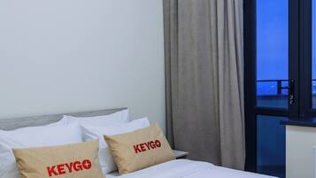 1 Schlafzimmer, Schreibtisch, Bügeleisen/Bügelbrett, WLAN