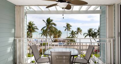 Key West Oceanfront Escape with Pool, Balcony & Steps from Smathers Beach