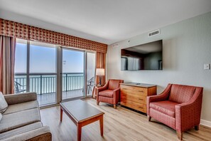 TV, DVD player, stereo