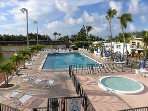 Pool - Outdoor Resorts at Long Key. Trailer in gated community, pool, 3 bedrooms. (Layton)