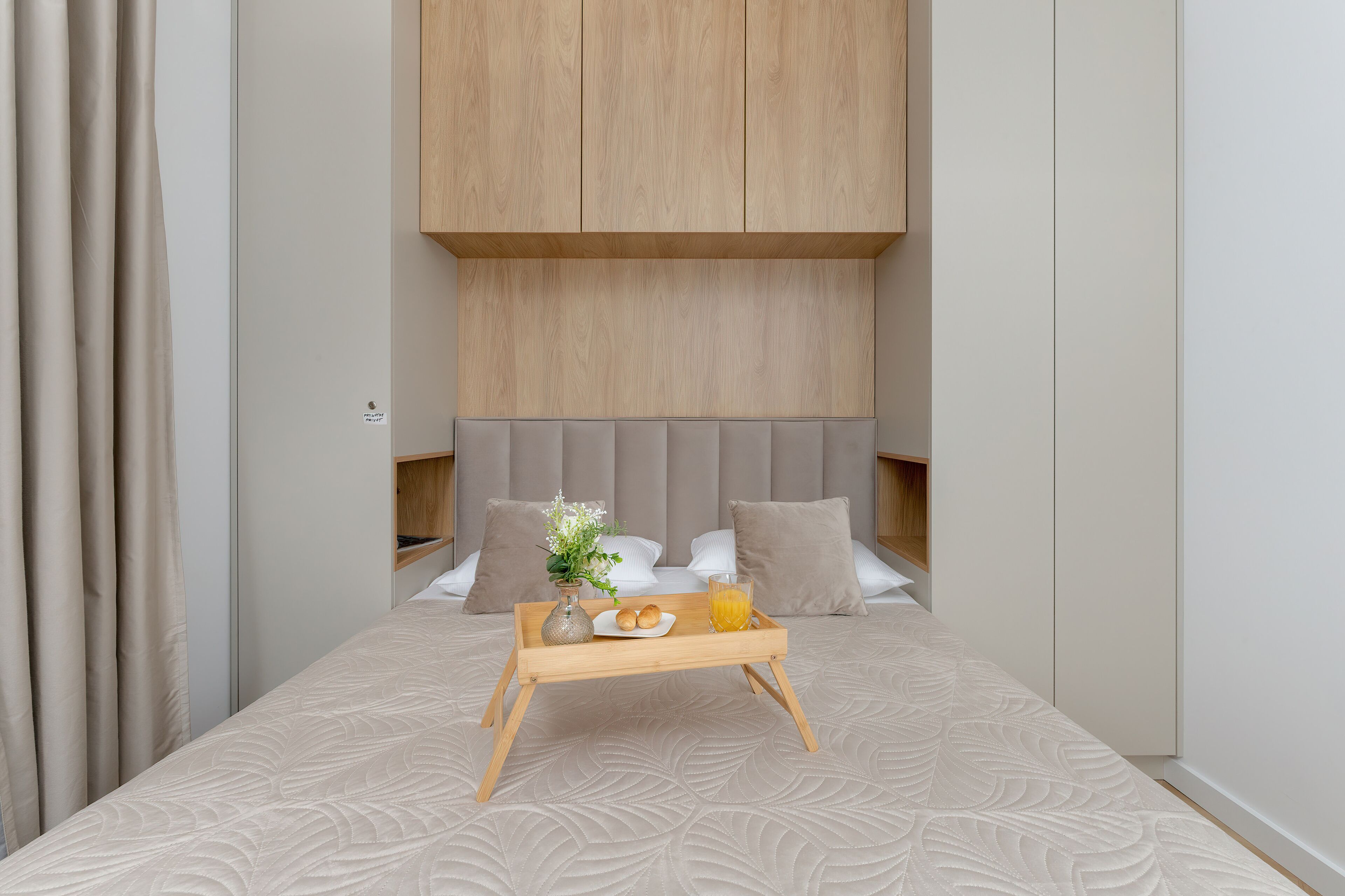 1 غرفة نوم وملاءات أسرّة