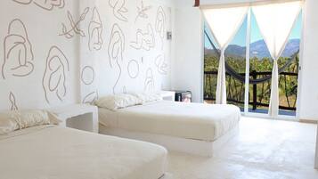 1 bedroom, iron/ironing board, Internet, bed sheets