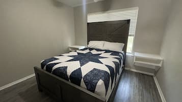 2 bedrooms, bed sheets