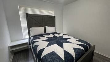 2 bedrooms, bed sheets