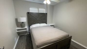 2 bedrooms, bed sheets