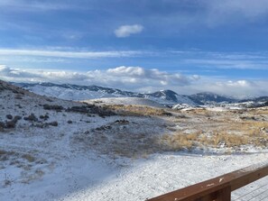 Balcony - Change in Altitudes \ 3 bed, 2.5 bath lux house on 20 acres near Yellowstone (Emigrant)