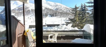 Sestriere apartment in residence with veranda