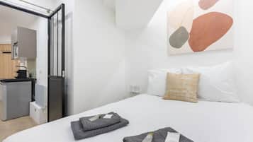 1 chambre, fer et planche Ă repasser, Wi-Fi gratuit, draps fournis