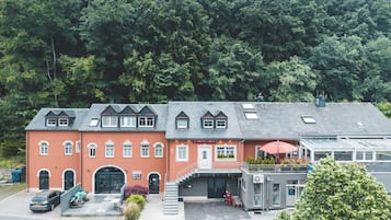 Majoituspaikan julkisivu