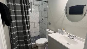 Towels, soap, toilet paper