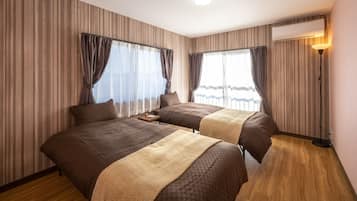 4 sovrum, gratis wi-fi och sängkläder