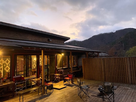 Outdoor dining. Recommended for group use Private plan limited to / Tone District Gunma