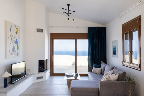 Apartment | Living room - Infinite Blue Apartments (Malevizi)