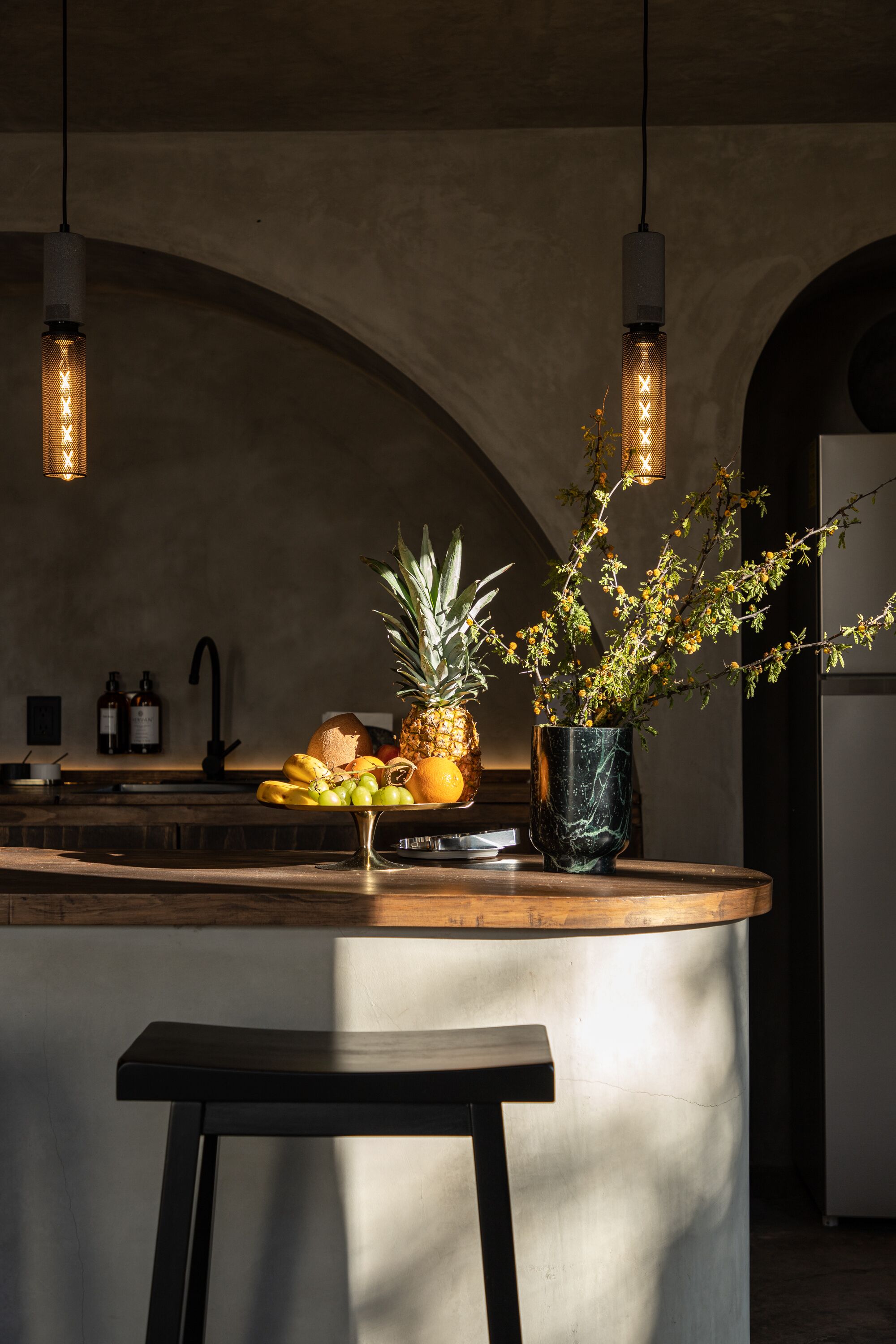 Design Villa | Private kitchen | Full-size fridge, microwave, espresso maker, coffee/tea maker