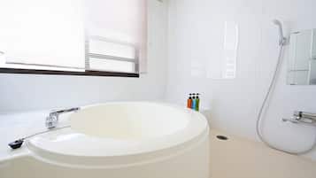 Hair dryer, towels