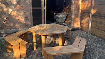 Udendørs spisemuligheder