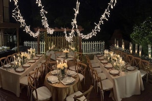 Espace banquet en plein air