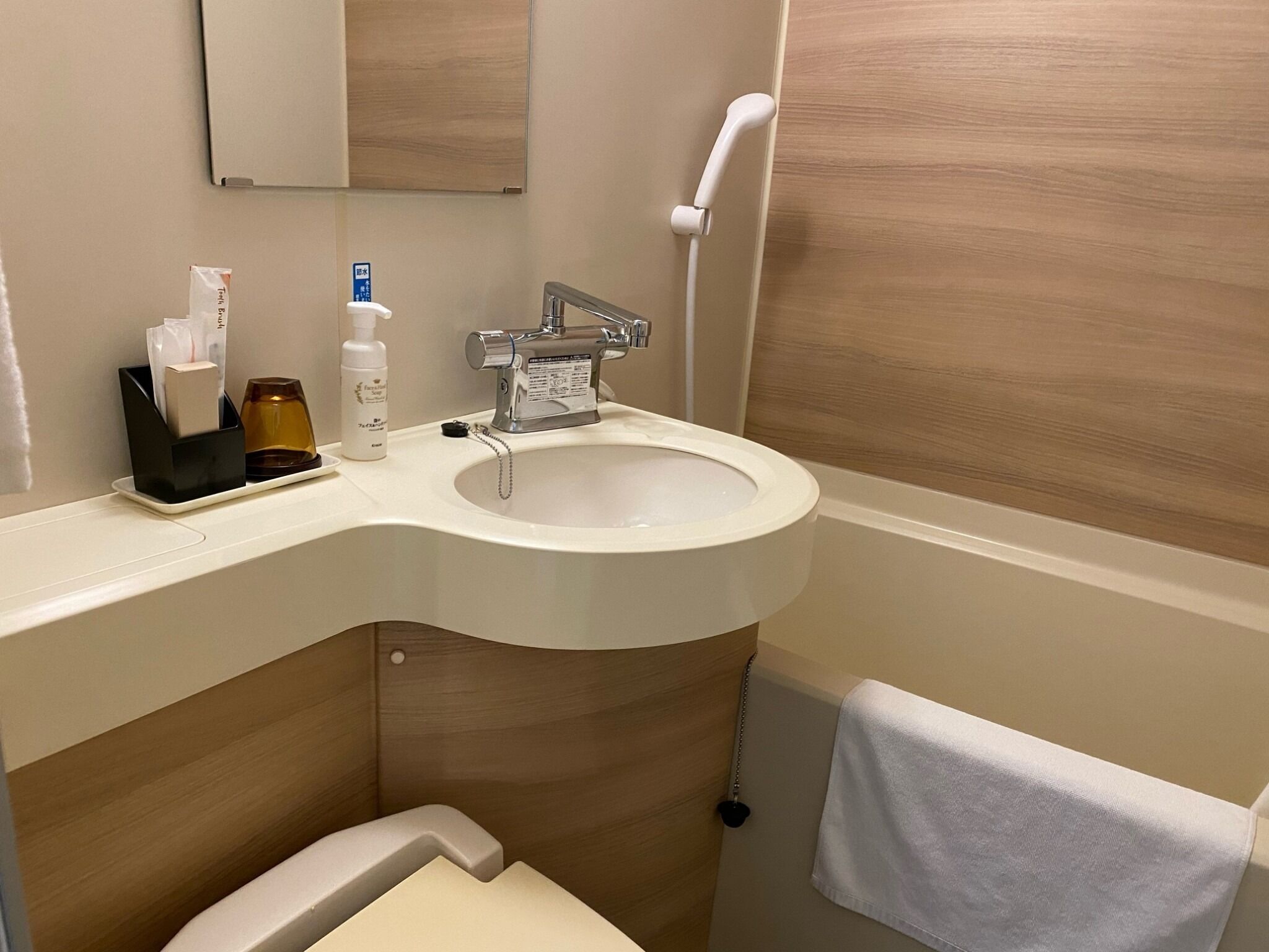 Hair dryer, towels