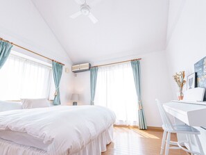 4 habitaciones, wifi gratis y ropa de cama
