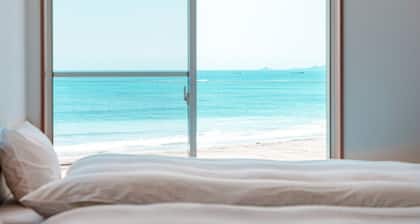 House with a natural hot spring and ocean views in all rooms / Kamogun Shizuoka