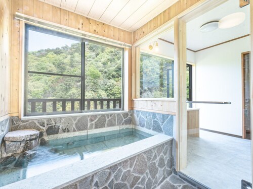 House with a large terrace and a natural hot spring rock bath / Atami Shizuoka