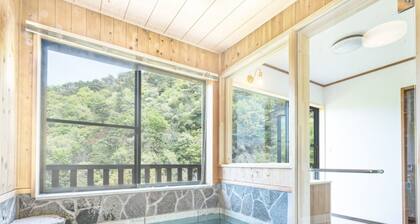 House with a large terrace and a natural hot spring rock bath / Atami Shizuoka