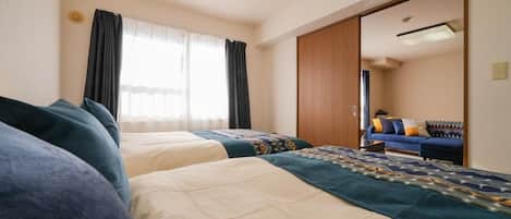 2 bedrooms, iron/ironing board, free WiFi, bed sheets