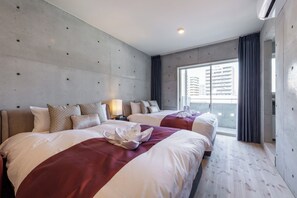 1 bedroom, desk, free WiFi, bed sheets